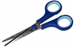 Ножницы Attache Economy 140 мм с пласт. прорезин. ручками, цвет синий оптом