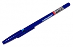 Ручка шариковая ОФИСМАГ Офисная, СИНЯЯ, корпус синий, узел 1мм, линия письма 0.5 мм, 141117 оптом