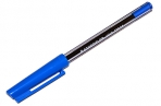Ручка шариковая STAEDTLER (Германия) "Stick", СИНЯЯ, корпус прозрачный, узел 1 мм, линия письма 0, 35 мм, 430 M-3 оптом