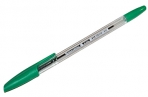 Ручка шариковая BRAUBERG X-333, ЗЕЛЕНАЯ, корпус прозрачный, узел 0, 7мм, линия 0, 35мм, 142408 оптом