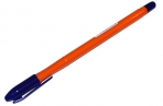 Ручка шариковая масляная BRAUBERG Flame, СИНЯЯ, корпус оранжевый, узел 1мм, линия 0, 7мм, OBP102 оптом