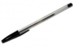 Ручка шариковая STAFF Basic BP-01, письмо 750 метров, ЧЕРНАЯ, длина корпуса 14 см, 1 мм, 143737 оптом