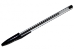 Ручка шариковая STAFF Basic Budget BP-02, письмо 500 м, ЧЕРНАЯ, длина корпуса 13, 5см, 0.5 мм, 143759 оптом