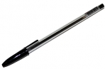 Ручка шариковая STAFF Basic Budget BP-04, ЧЕРНАЯ, линия письма 0.5 мм, с штрихкодом, 143869 оптом