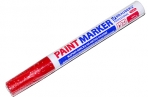 Маркер-краска лаковый (paint marker) 4 мм, КРАСНЫЙ, НИТРО-ОСНОВА, алюминиевый корпус, BRAUBERG PROFESSIONAL PLUS, 151446 оптом