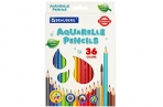��������� ������� ����������� BRAUBERG PREMIUM AQUARELLE, 36 ������, ������� ������ 4 ��, 181674 �����