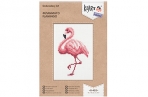 Набор для вышивания Klart "Фламинго", 10*14см оптом