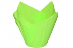 Форма для выпечки "Тюльпан", зеленый, 5 х 8 см 4572049 оптом