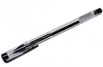 Ручка гелевая 0.5 мм, стержень чёрный, корпус прозрачный (штрихкод на штуке) оптом
