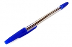 Ручка шариковая ОПТИМА, с синим стержем на масляной основе, 0.5 мм,  (СТАММ) оптом