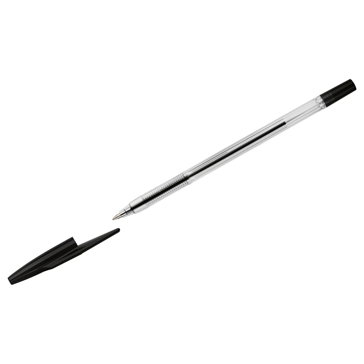 Ручка шариковая СТАММ "333" черная, 0,7мм оптом