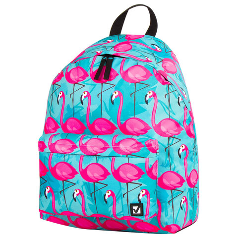 Рюкзак BRAUBERG, универсальный, сити-формат, Фламинго, 20 литров, 41х32х14 см, 228854 оптом