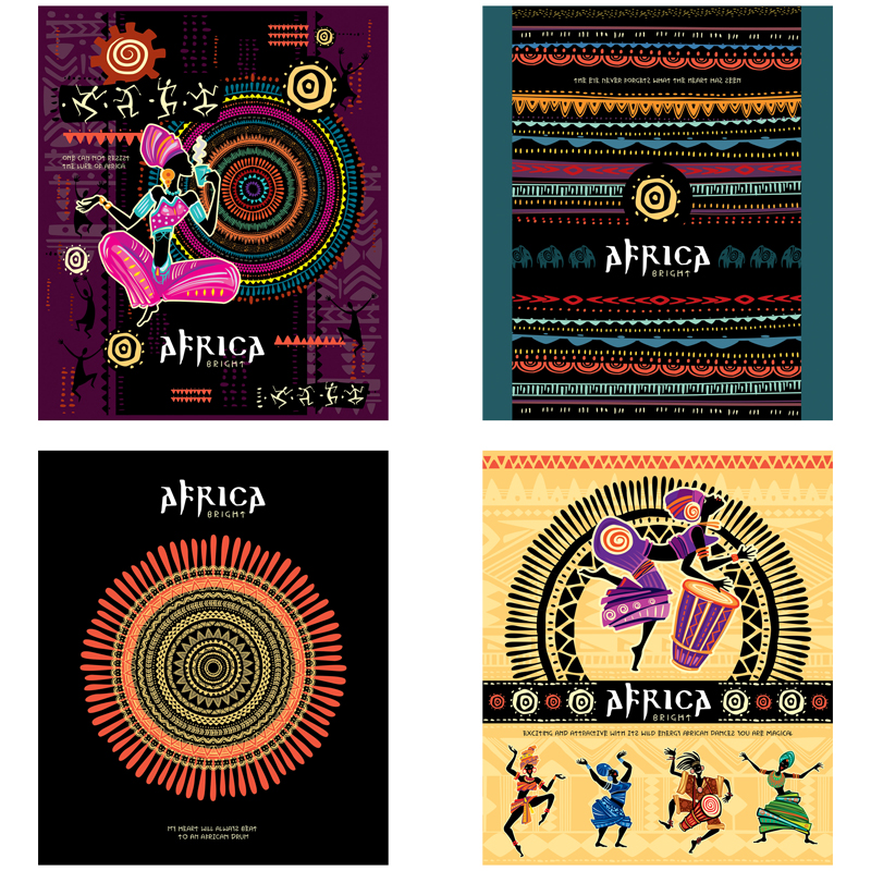 Тетрадь 48л., А5, линия ArtSpace "Рисунки. Africa" оптом