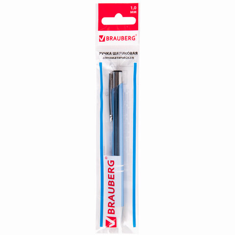 Ручка подарочная шариковая BRAUBERG "Win", корпус ассорти, узел 1 мм, линия письма 0,7 мм, синяя, 141434 оптом