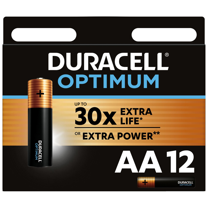 Батарейка Duracell Optimum AA (LR06) алкалиновая, оптом