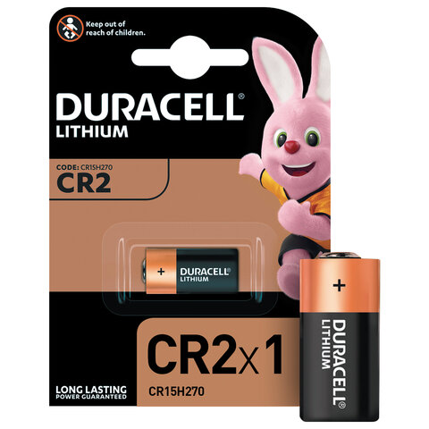 Батарейка DURACELL Ultra CR2, Lithium, 1 шт., в блистере, 3 В, 75054620 оптом