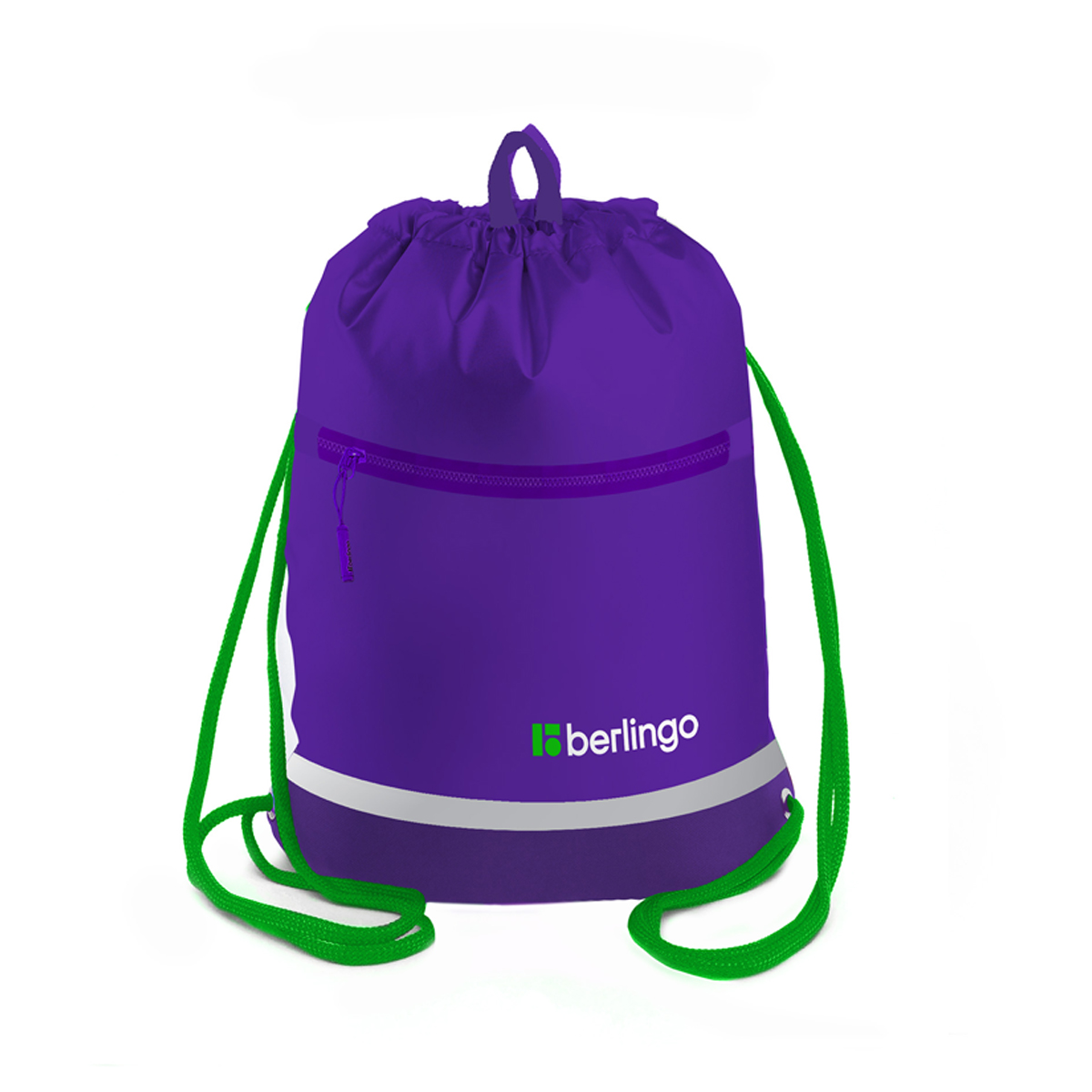Мешок для обуви 1 отделение Berlingo "Basic lilac" оптом