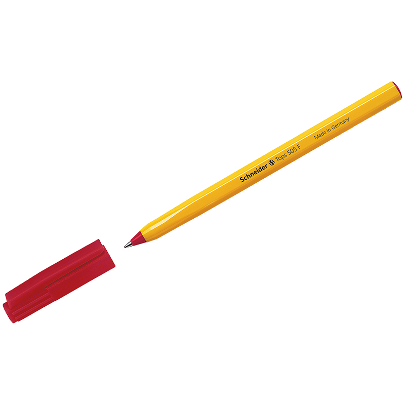 Ручка шариковая Schneider "Tops 505 F" красная, 0, оптом