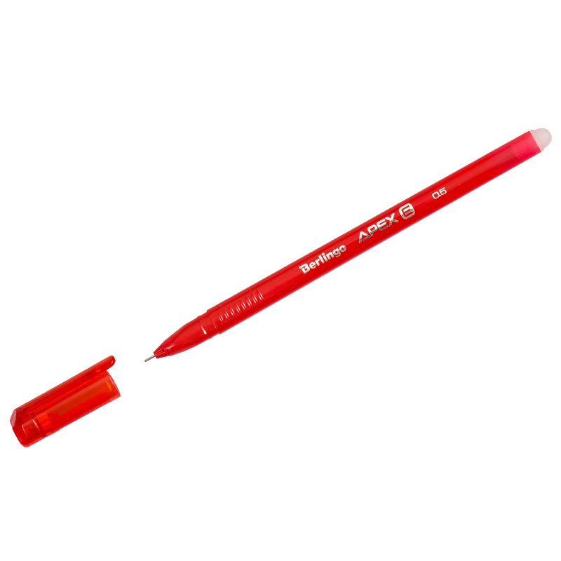 Ручка гелевая стираемая Berlingo "Apex E", красная оптом
