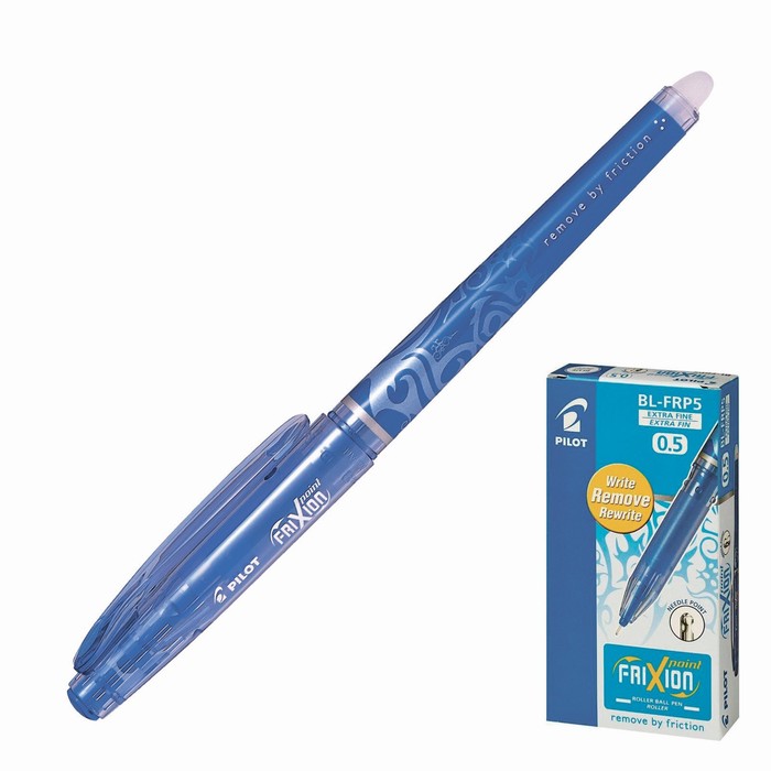 Ручка гелевая стираемая Pilot Frixion, узел 0.5 мм, чернила синие, цена за 1 шт оптом