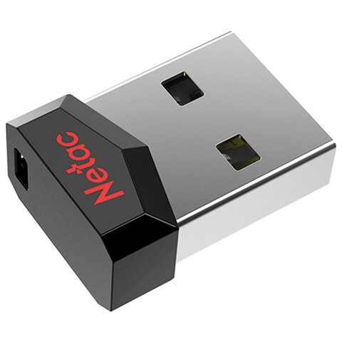 Флеш-диск 64GB NETAC UM81, USB 2.0, черный, NT03UM81N-064G-20BK оптом