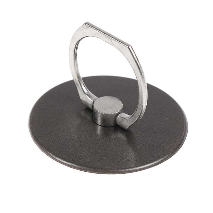 Держатель-подставка с кольцом для телефона LuazON, в форме круга, черный оптом