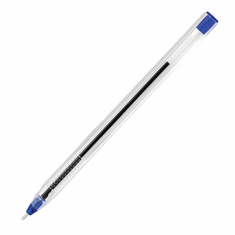 Ручка шариковая масляная PENSAN 2021, СИНЯЯ, трехгранная, узел 1 мм, линия письма 0,8 мм, 2021/S50 оптом