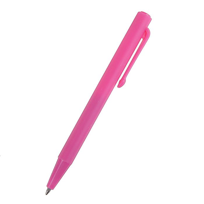 Ручка шариковая автоматическая "Мини" 0.5 мм, стержень синий, розовый корпус оптом