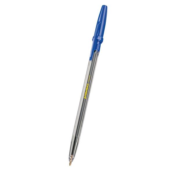 Ручка шариковая Corvina 51, 1 мм, синяя, прозрачный шестигранный корпус оптом