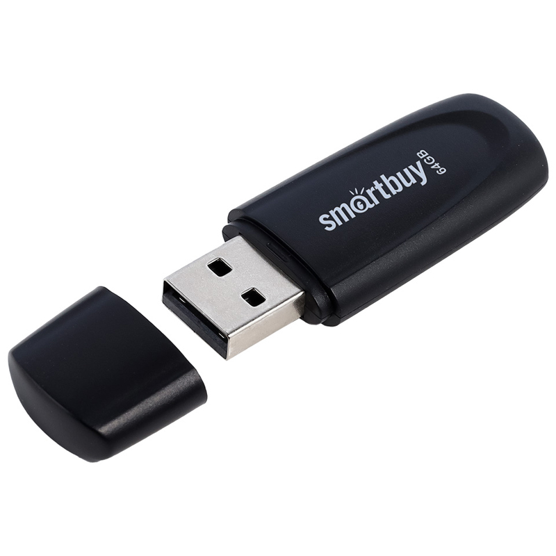  Smart Buy "Scout"  64GB, USB 2.0 Flash Driv 