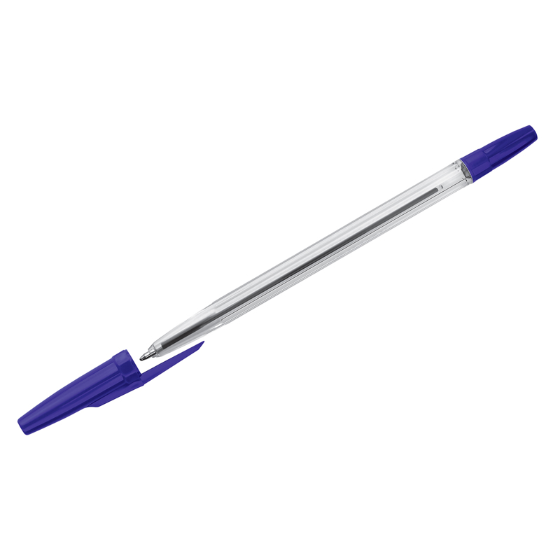 Ручка шариковая OfficeSpace синяя, 0,7мм, штрихкод оптом