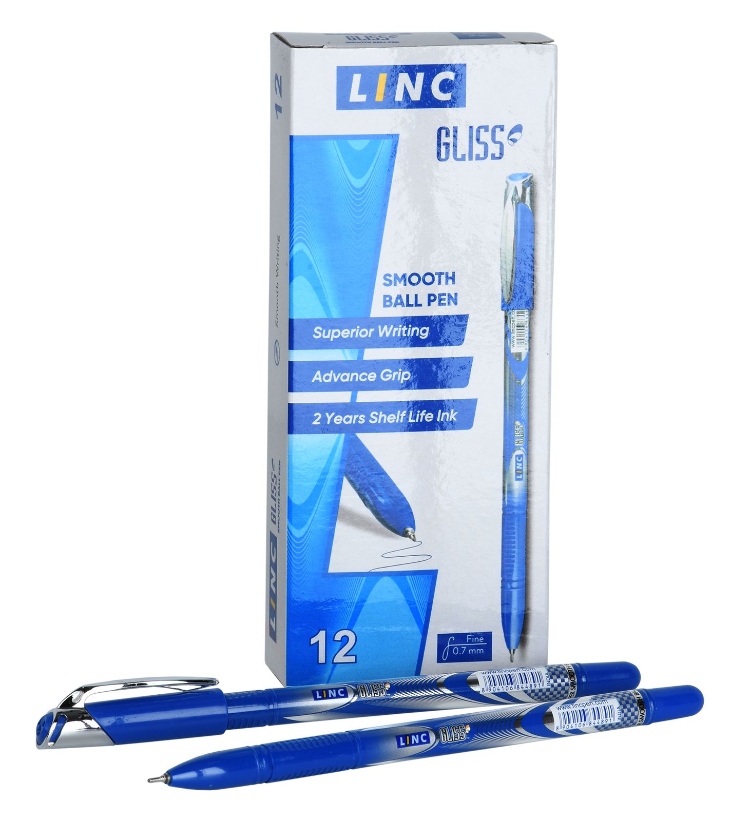 Ручка шариковая LINC GLISS 0,7 мм синяя оптом