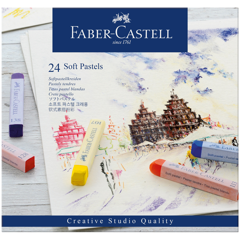  Faber-Castell "Soft pastels", 24 ,  