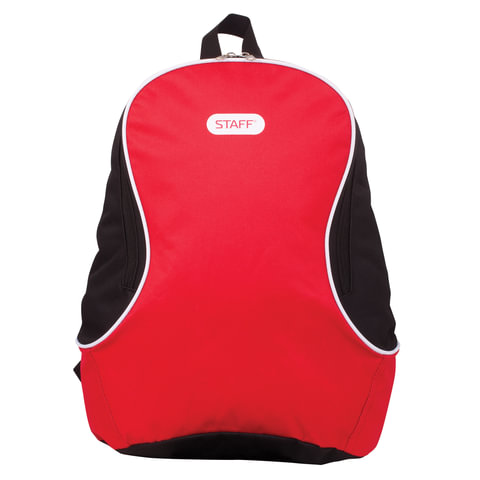 Рюкзак STAFF FLASH универсальный, красно-черный, 40х30х16 см, 226372 оптом