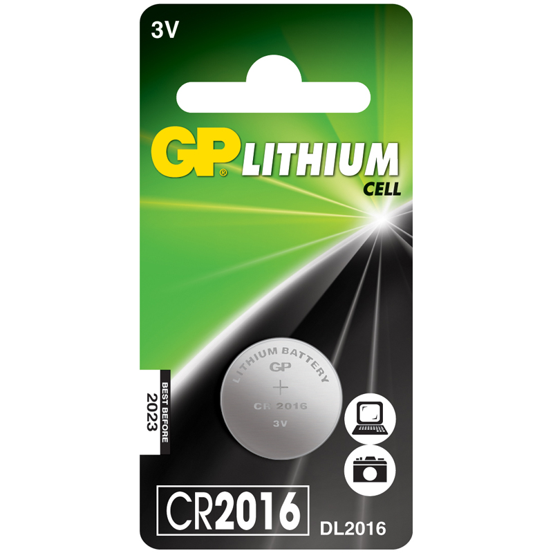 Батарейка GP CR2016 (DL2016) литиевая BC1 оптом
