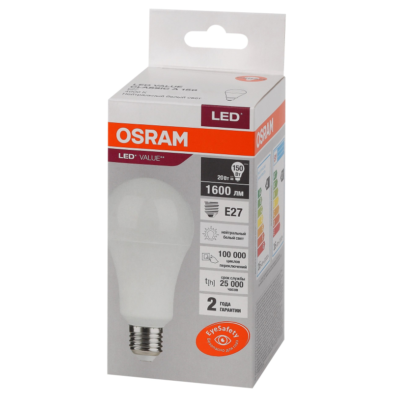   OSRAM LED Value A, 1600, 20 ( 150), 4000 