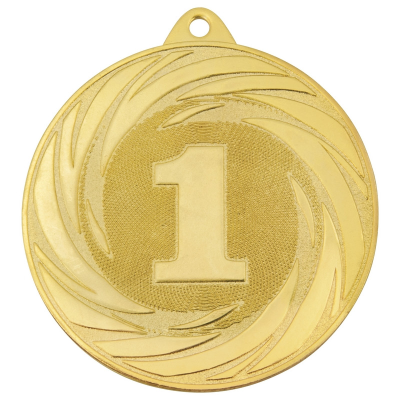 Медаль 1 место 70 мм золото DC#MK311a-G оптом