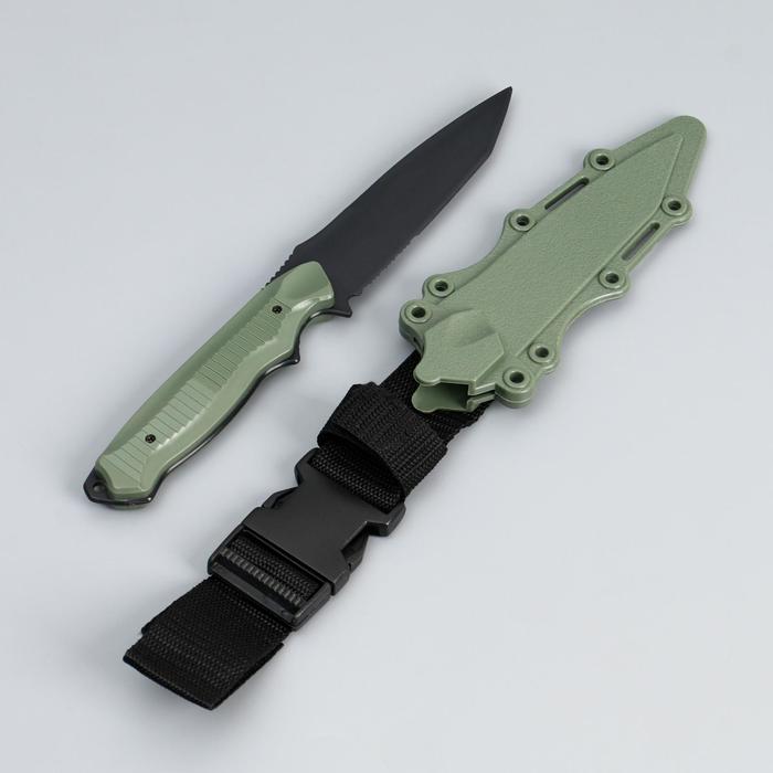 Нож тренировочный "Миккель",  25 см, зеленый оптом