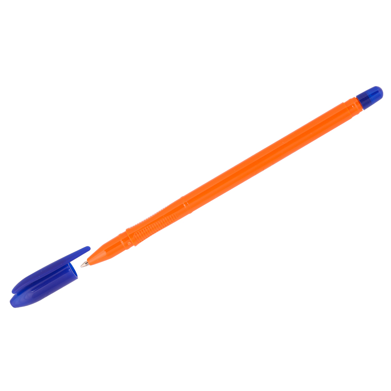Ручка шариковая СТАММ "VeGa. Orange" синяя, 0,7мм, оптом