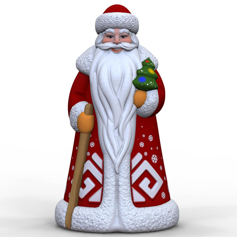 Набор для творчества 3D Art.Игрушка-раскраска Дедушка Мороз, Ир-017 оптом