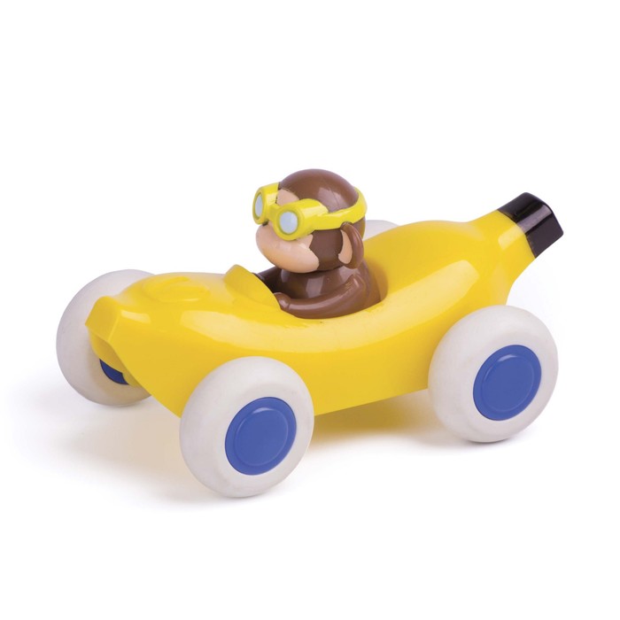 Игрушка «Машинка-банан», с мартышкой, 14 см оптом
