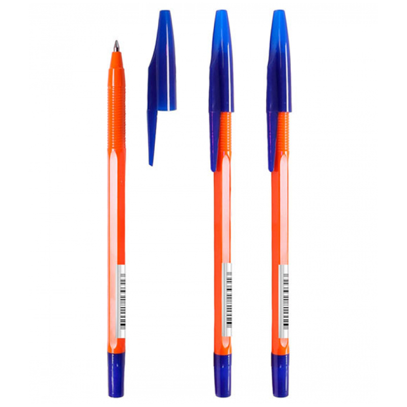 Ручка шариковая СТАММ "333 Orange" синяя, 0,7мм оптом