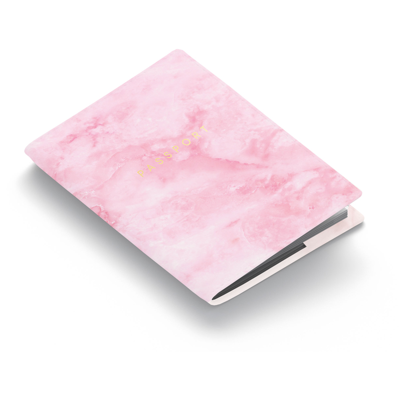 Обложка для паспорта OfficeSpace "Розовый мрамор", оптом