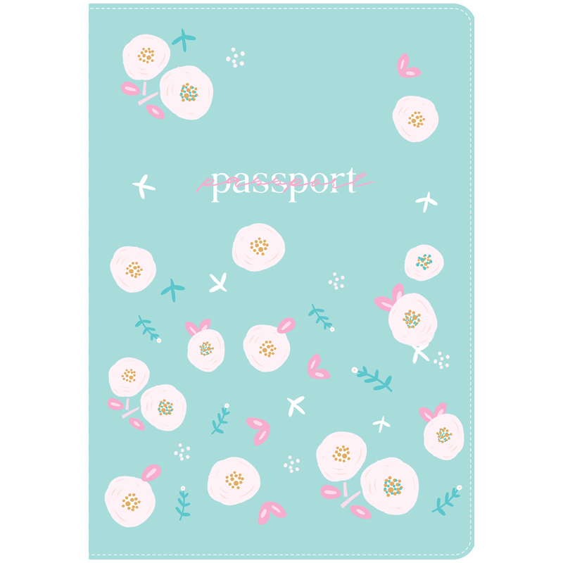 Обложка для паспорта MESHU "Happy", ПВХ, 2 кармана оптом