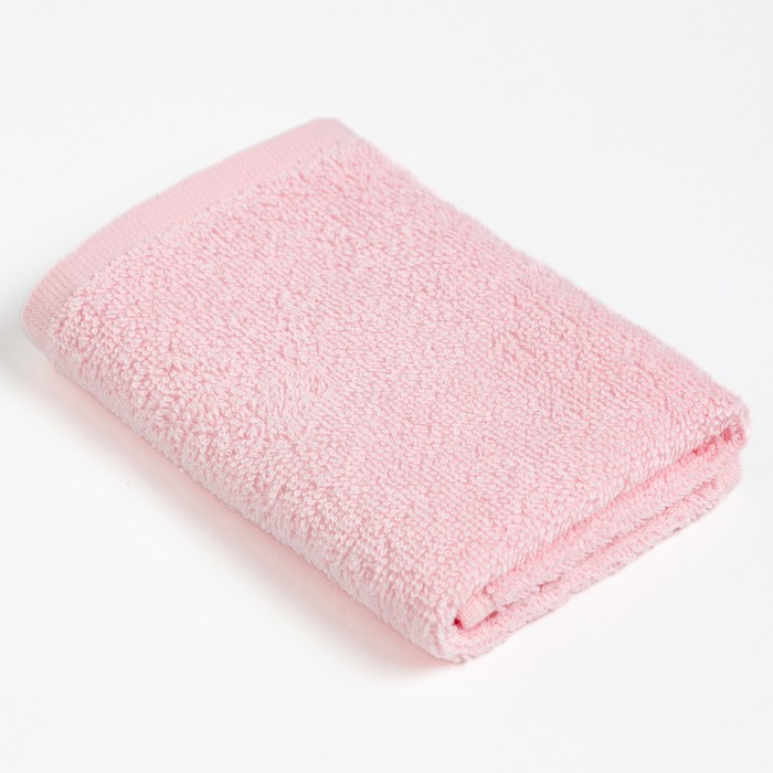 Полотенце махровое "Этель" 30*30 см, цв. розовый, 100% хлопок, 340 г/м2 оптом