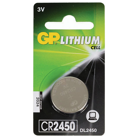  GP Lithium, CR2450, , 1 .,  , CR2450-2C1 