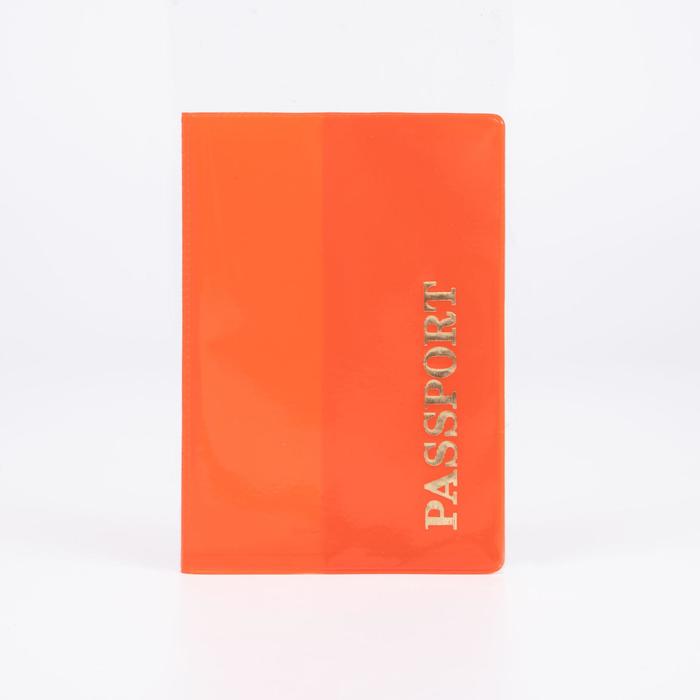 Обложка для паспорта, цвет красный оптом
