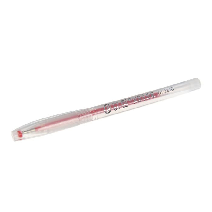 Ручка гелевая, 0.5 мм, красный, тонированный корпус оптом
