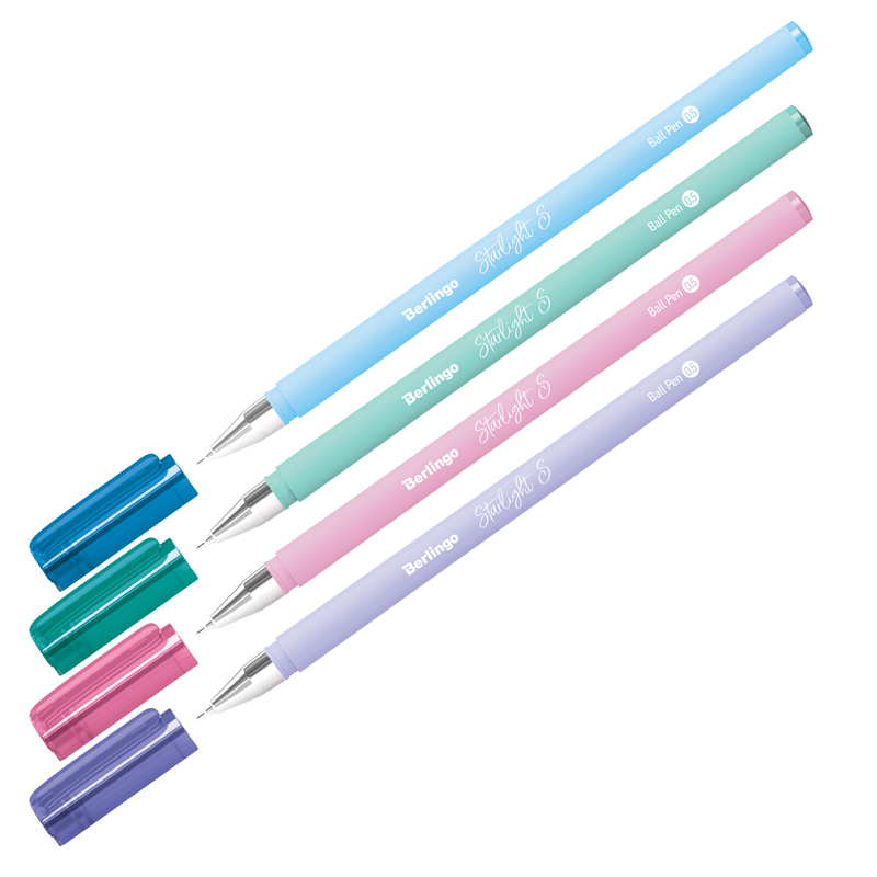 Ручка шариковая Berlingo "Starlight S" синяя, 0,5м оптом
