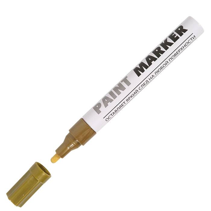 Маркер-краска лаковый INFORMAT PAINT PROFESSIONAL 4 мм, золото, круглый оптом